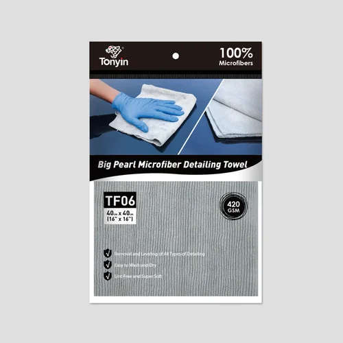Tonyin Big Pearl Microfiber Detailing Towel 420gsm