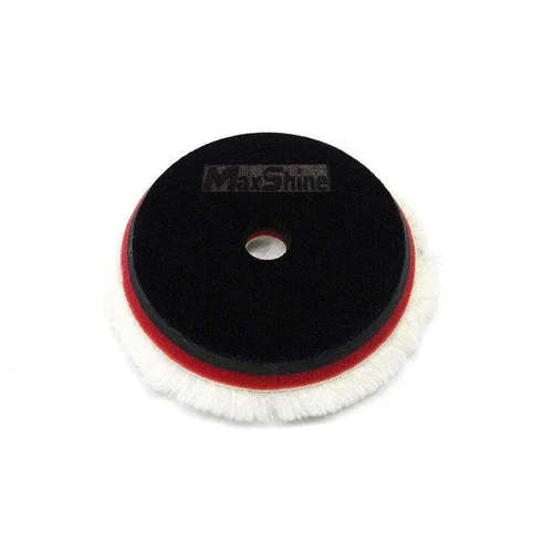 MaxShine Wool Cutting Pad - Torsional Rubber Backed