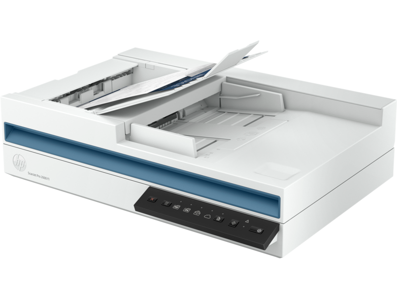 HP Scanjet Pro 2600 f1 Coreset Left Facing Output