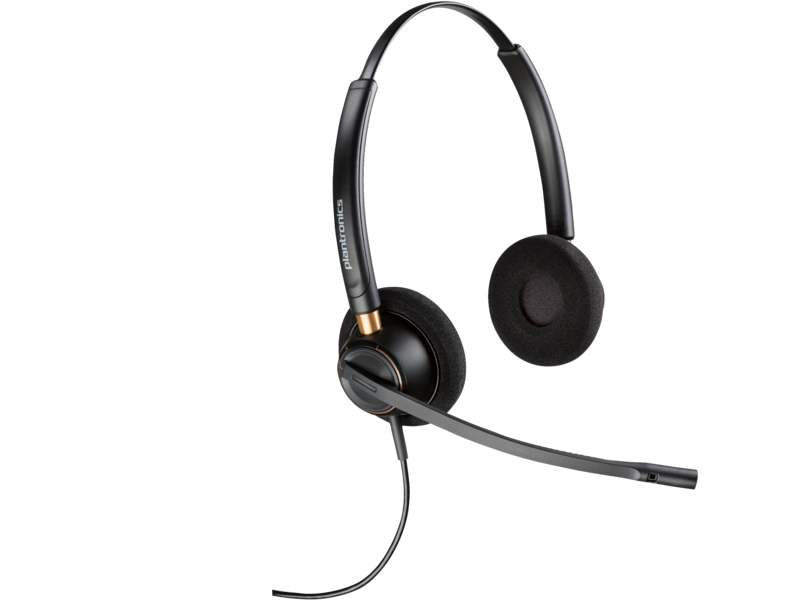 Poly EncorePro 520 - Black, Stereo - Right Facing