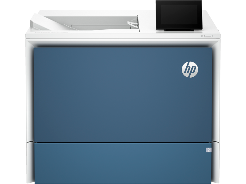 HP Color LaserJet Enterprise 6700dn Transactional AtmosphereBlue Catalog WhiteBG Front