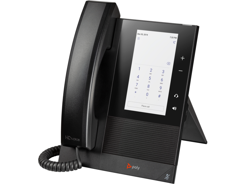 Poly CCX 400 Teams Dialpad Left facing