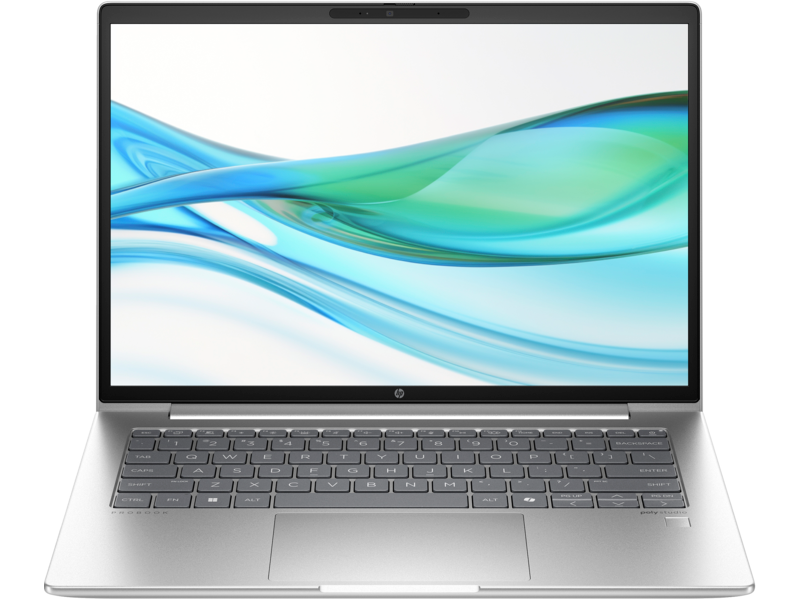 HP ProBook 440 G11 14 inch NaturalSilver WWAN T IRcam FPR CoreSet AHS WhiteBG FrontOpen