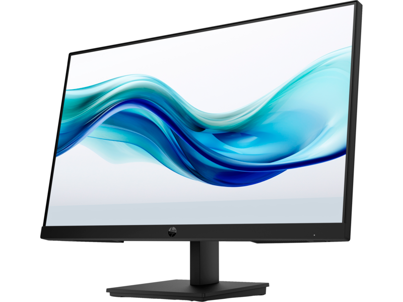 HP Series 3 Pro 23.8" FHD Monitor - 324pf Black Coreset ScrnSS FrontLeft WhiteBG