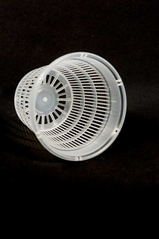Clear net pot 14cm