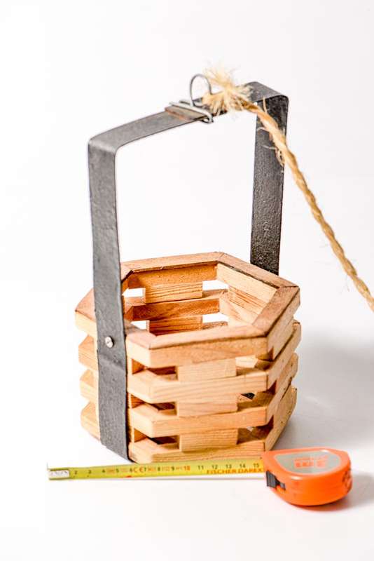 Wooden plant hanger