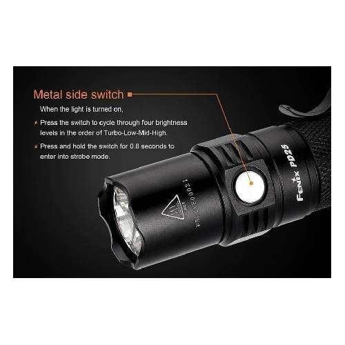 Fenix PD25 LED Flashlight (Black)