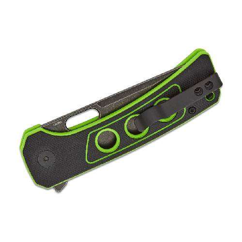 QSP UNICORN BUTTON LOCK 14C28N BLACK STONEWASHED BLACK/NEON G10 - QS156-C2