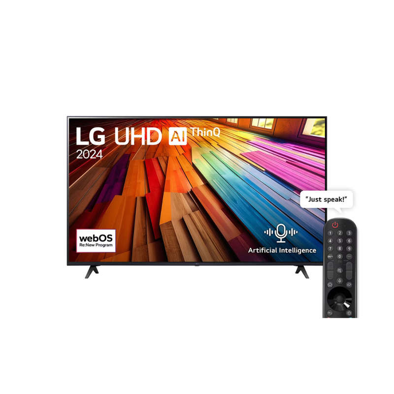 50"LG UHD UT80 4K Smart TV AI Magic remote HDR10 webOS24 2024