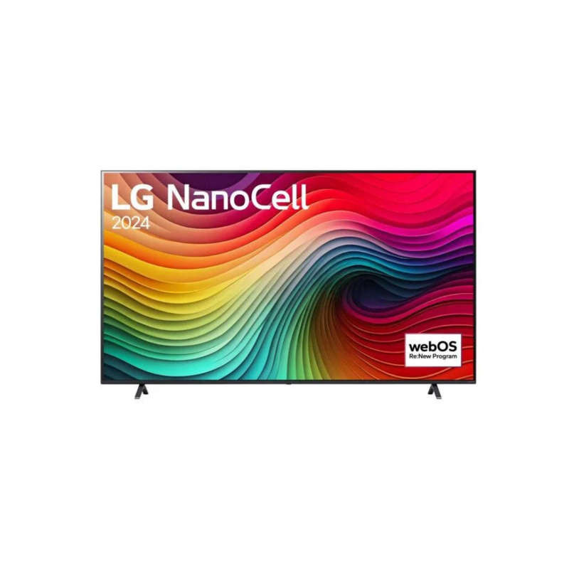 55"LG NanoCell NANO80 4K Smart TV AI Magic remote HDR10 webOS24 2024