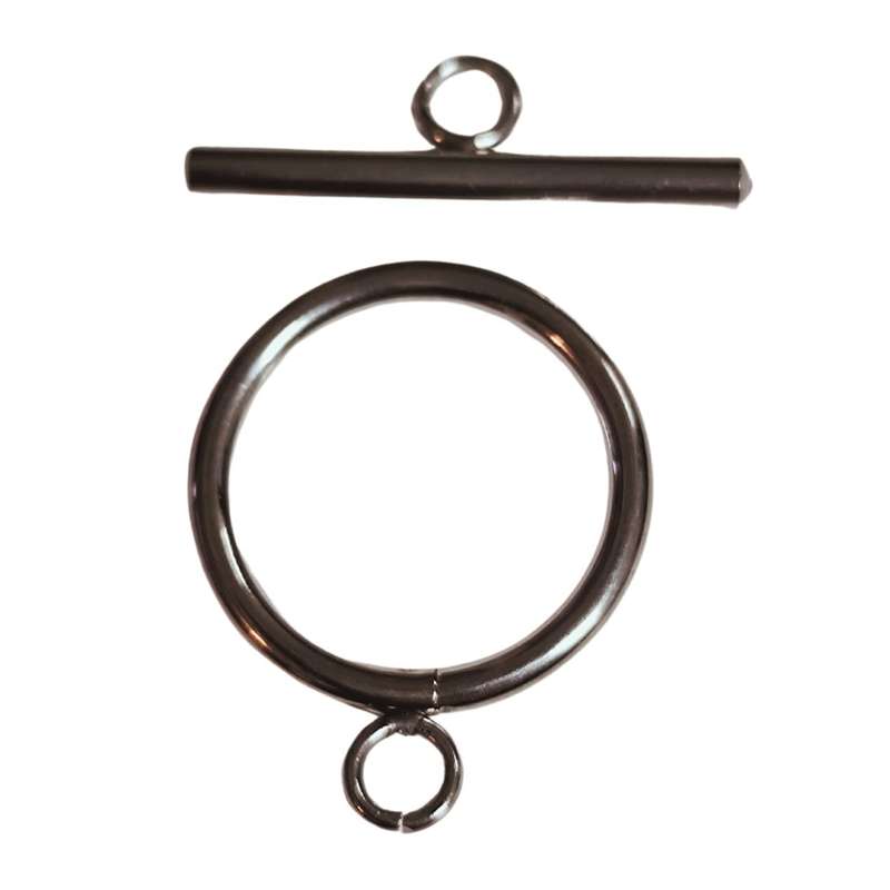 Stainless steel bar and toggle clasp 20mm, 18 pieces