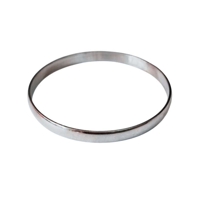 Plain stainless-steel bangle, 68x5mm