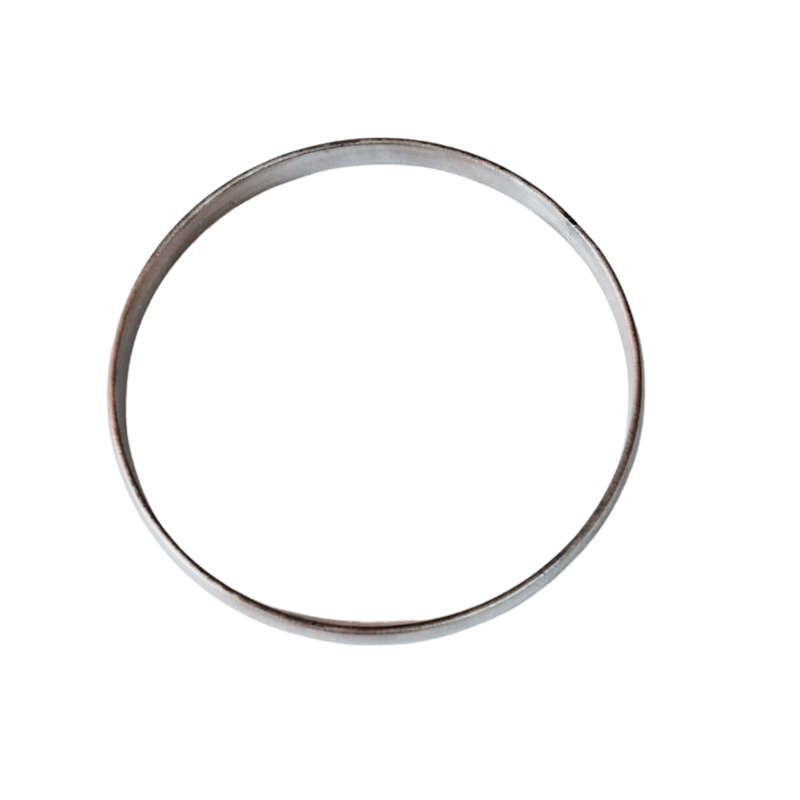 Plain stainless-steel bangle, 68x5mm