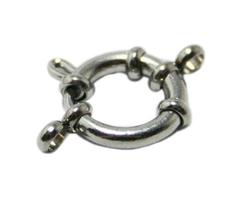 Stainless steel signoretti clasp, 18mm