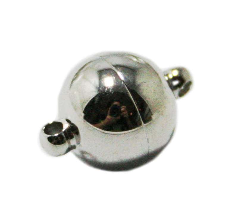 Stainless steel magnetic clasp, 12mm