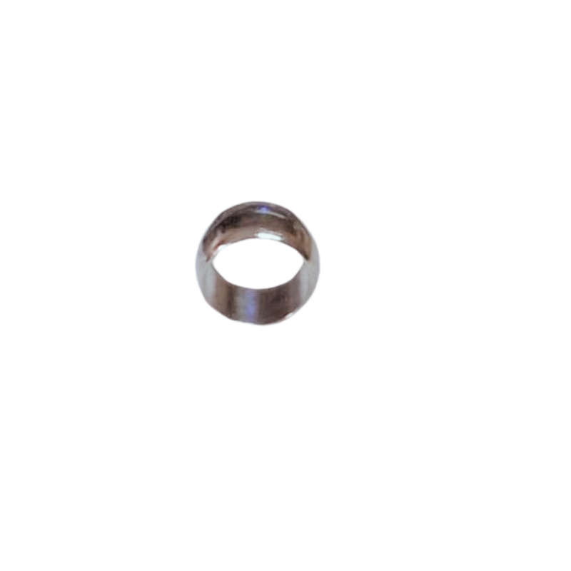 20 x Tube shaped bead, Stainless steel, 2.9mm x 5mm