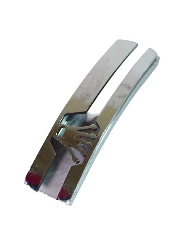 Slider in stainless steel, Crown, 47mm