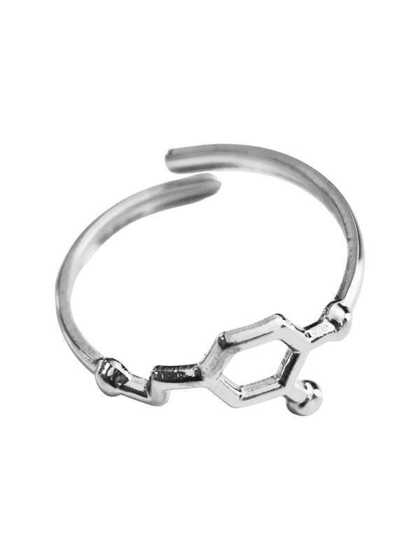 Stainless Steel Adjustable Ring, Hexagon Extra
