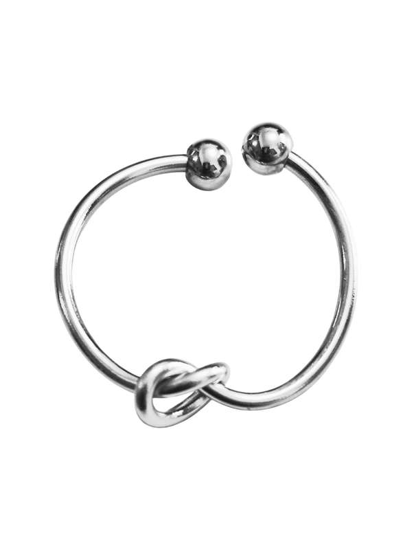 Stainless Steel Adjustable Ring, Knot ring