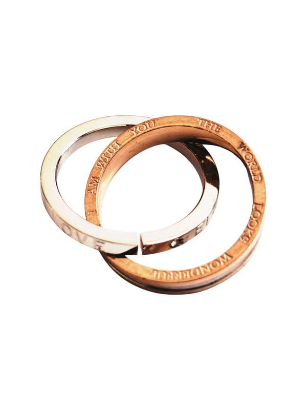 Stainless Steel Puzzle Ring Pendant