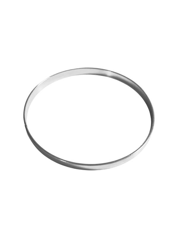 Plain stainless-steel bangle, 68x5mm