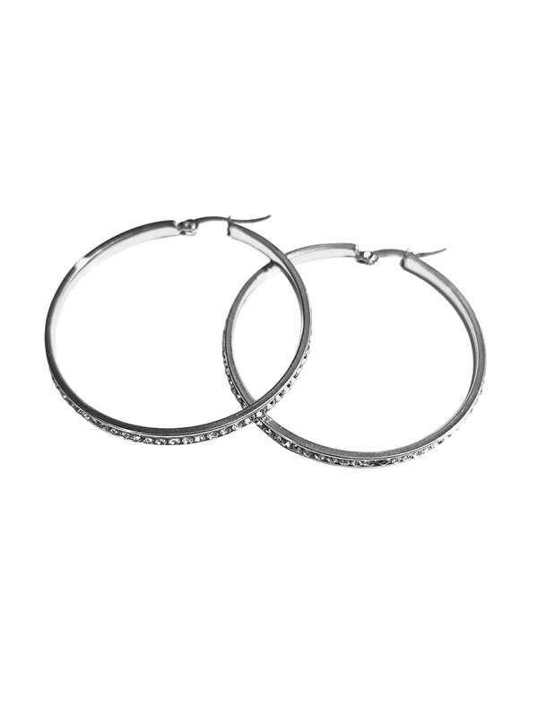 Stainless Steel Earrings Hoop, 45mm