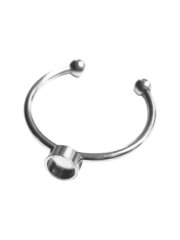 Stainless steel adjustable Bezel ring, Solid blank