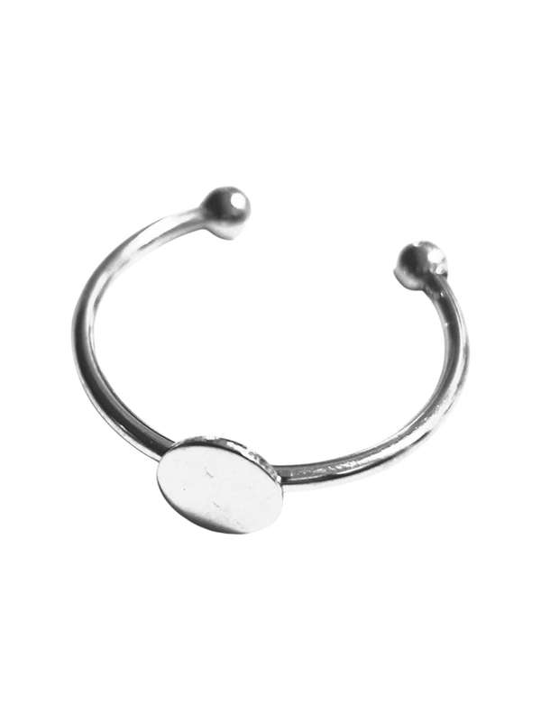 Stainless Steel Adjustable Ring, Flat head of 6mm