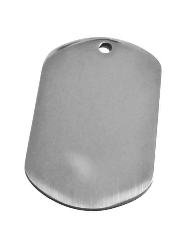 Dog Tag in stainless steel