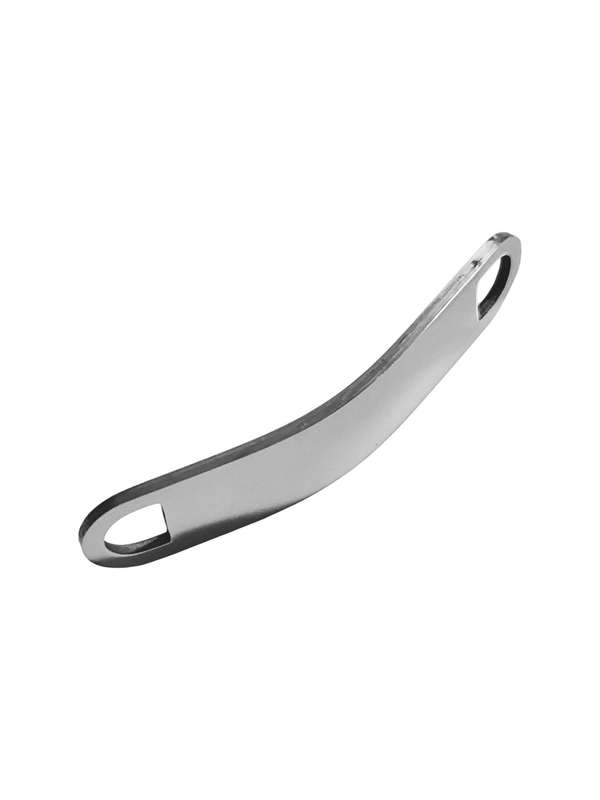 Bracelet connecor, curved bar, 48mm