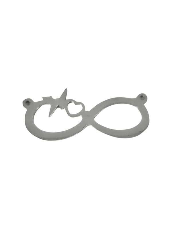 Connector with infinity heartbeat, 30mm