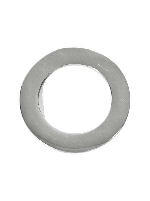 Pendant in stainless steel, Washer, 25mm