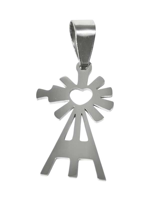 Windmill Pendant in stainless steel
