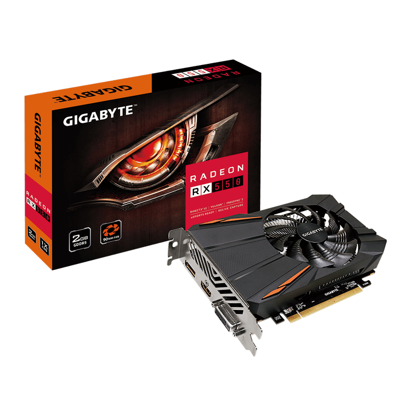 Gigabyte Radeon RX550 D5 2GB Graphics Card