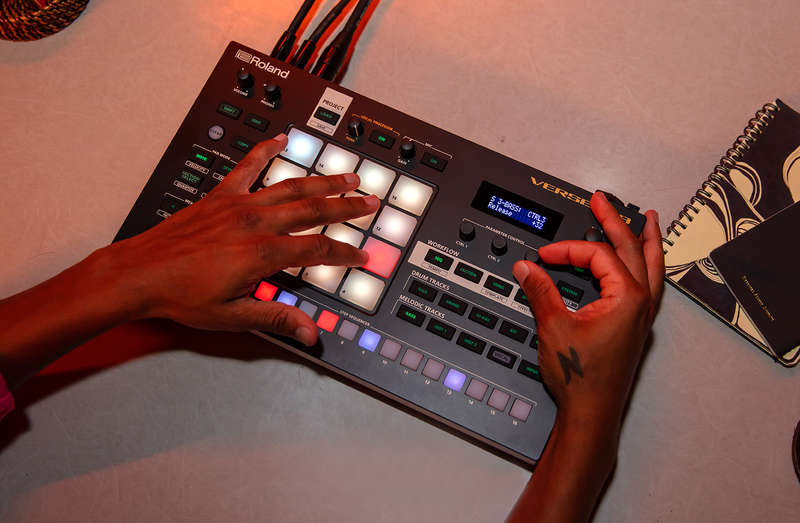 Hands-on music making.