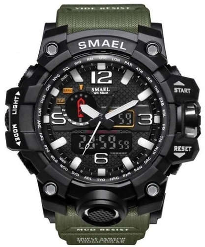 SMAEL Brand Military Waterproof Sport Watch - Dark Khaki