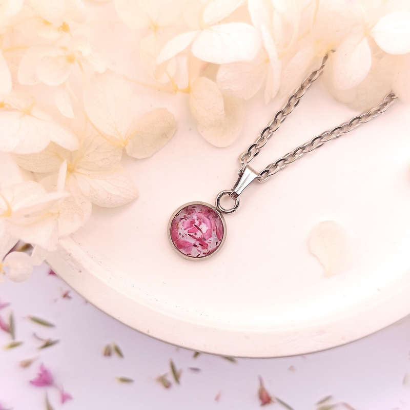 UNIQUE HANDCRAFTED STAINLESS STEEL NECKLACE: ONE OF A KIND FEATURING THE RARE FYNBOS OF THE CAPE