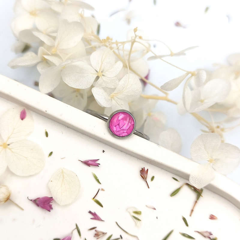 UNIQUE JEWELLERY: ONE OF A KIND RING FEATURING THE RARE FYNBOS OF THE CAPE - LOVELY GIFT