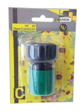 Carbon Hose Connector 1/2" | 3/4"