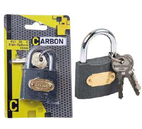 Carbon Iron Padlock 38mm | 50mm