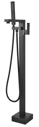 Kessler Free Standing Bath Mixer Tap | Bathroom Faucet Square Chrome | Black |Gold - Different Color