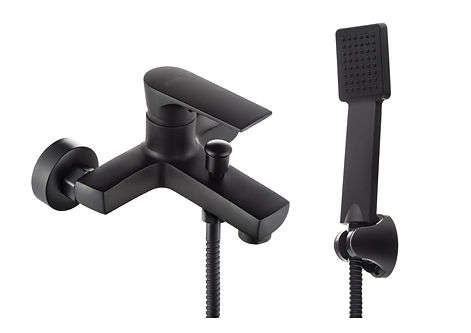 Kessler Bath Mixer Tap | Bathroom Faucet Wall Mia Chrome | Akira Matte Black - Different Color