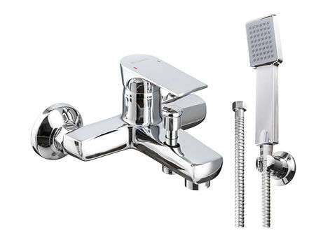 Kessler Bath Mixer Tap | Bathroom Faucet Wall Mia Chrome | Akira Matte Black - Different Color