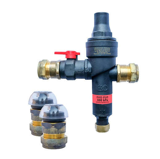 Evolution Valves 400kpa Pressure Control Valve Pack With 2 Vacuum Breakers 15mm