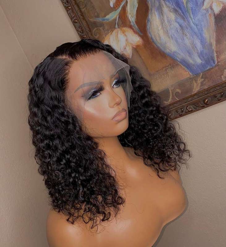 13X4 VIRGIN REMY CURLY WIGS