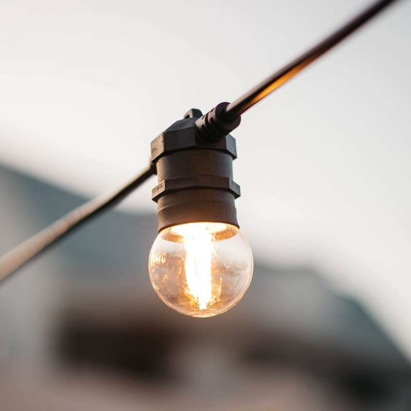 20m Warm White 20 LED Festoon Retro Bulb String Lights