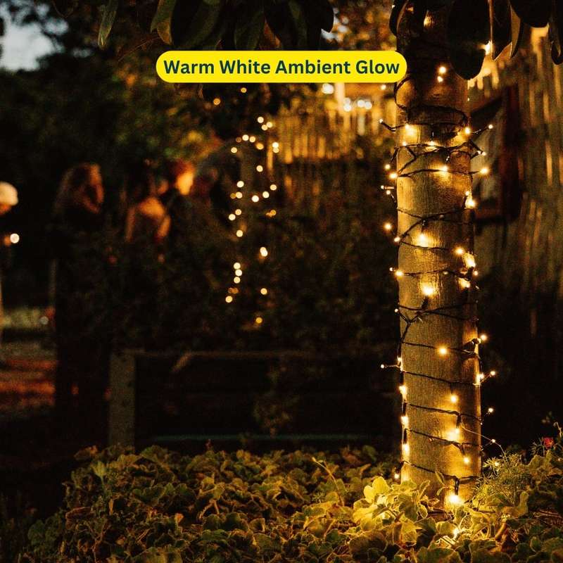 20m Solar 200 LED Fairy Lights