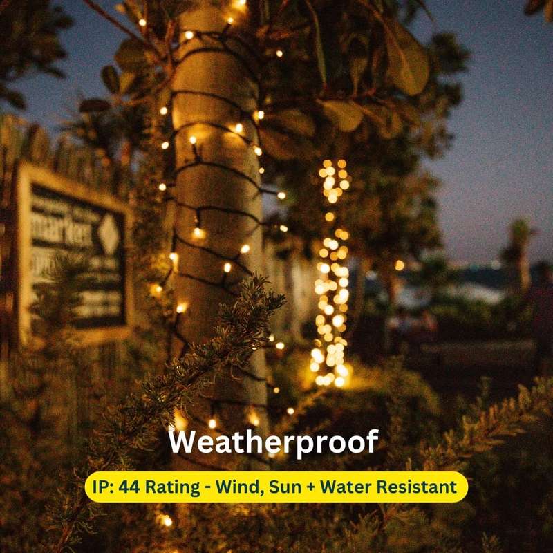 20m Solar 200 LED Fairy Lights