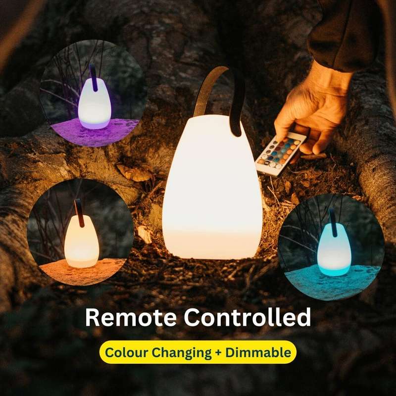Rechargeable LED Colour-Changing Camping Lantern