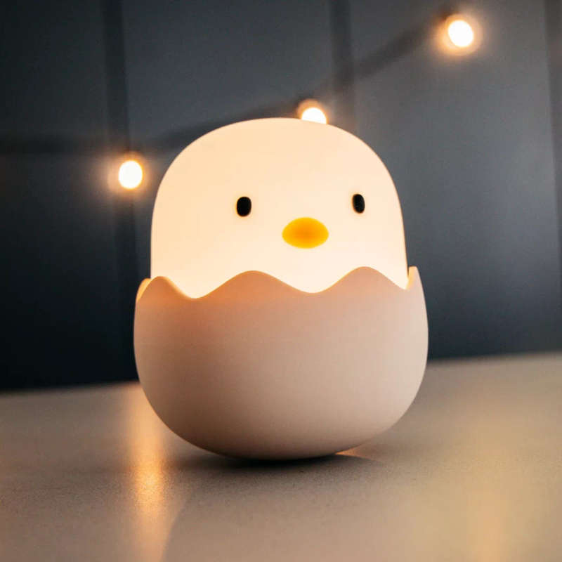 Kids Egg Night Light (Soft, Silicone & Colour-Changing)